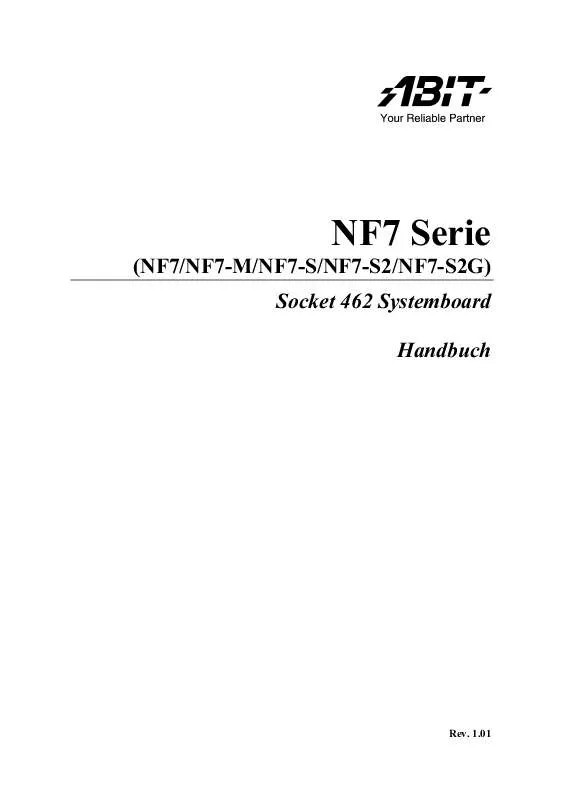Mode d'emploi ABIT NF7-S2G