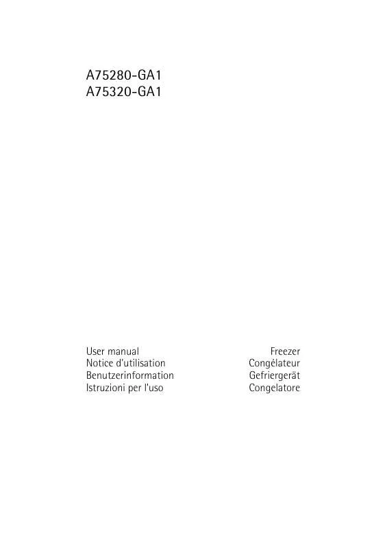 Mode d'emploi AEG-ELECTROLUX A75280GA1