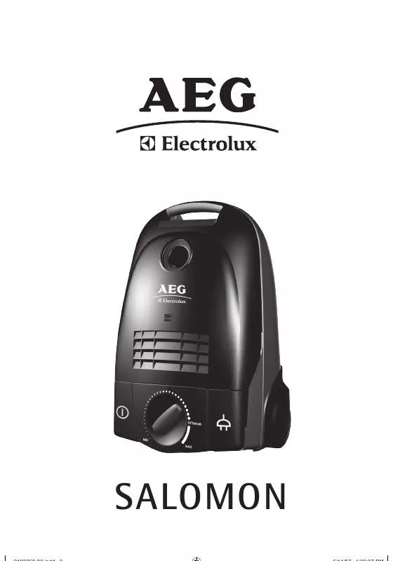 Mode d'emploi AEG-ELECTROLUX AE6000
