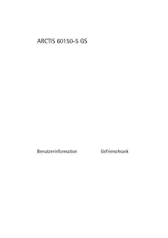 Mode d'emploi AEG-ELECTROLUX ARCTIS 60150-5 GS