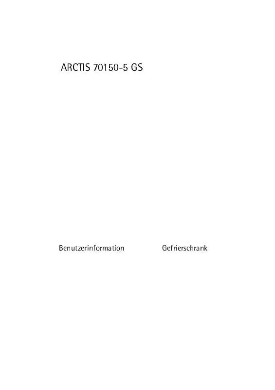 Mode d'emploi AEG-ELECTROLUX ARCTIS 70150 GS5