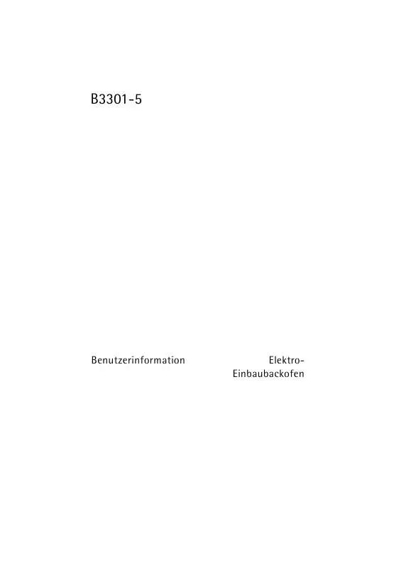 Mode d'emploi AEG-ELECTROLUX B3301-5-M EU R08