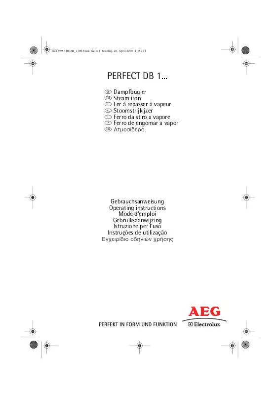 Mode d'emploi AEG-ELECTROLUX DB1150_1