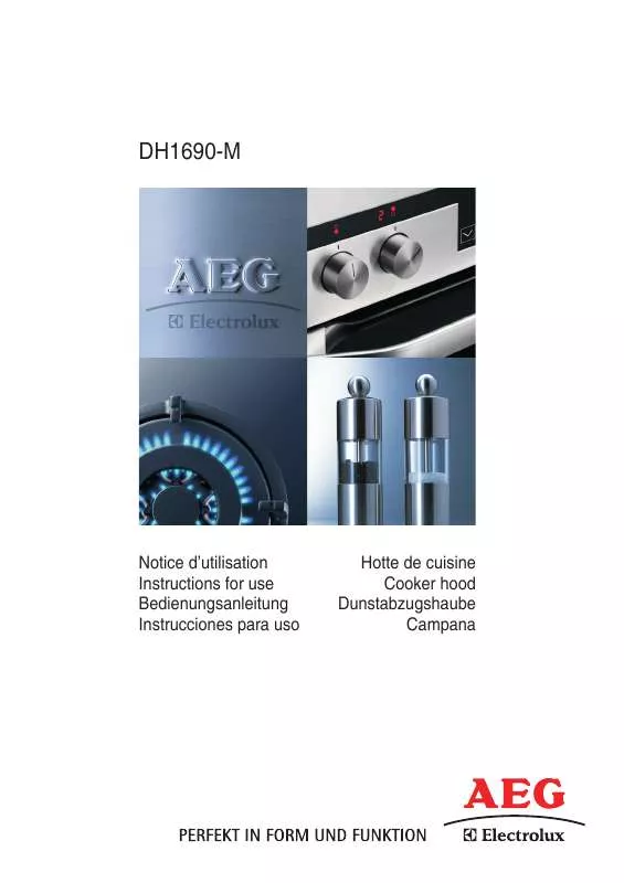Mode d'emploi AEG-ELECTROLUX DH1690-M