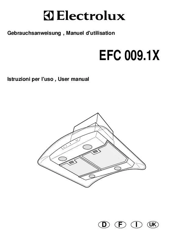 Mode d'emploi AEG-ELECTROLUX EFC009.1X/CH