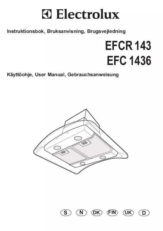 Mode d'emploi AEG-ELECTROLUX EFC1436X/S