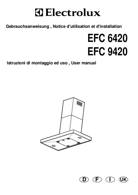 Mode d'emploi AEG-ELECTROLUX EFC6420X/CH