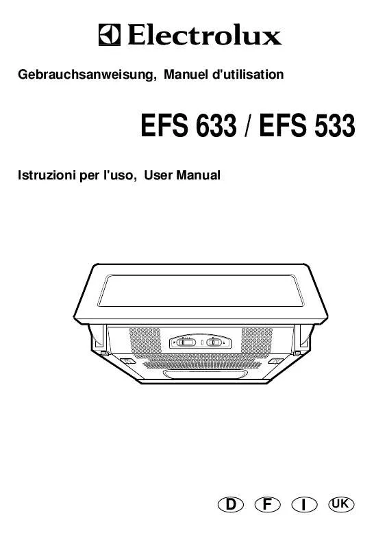 Mode d'emploi AEG-ELECTROLUX EFS633/CH
