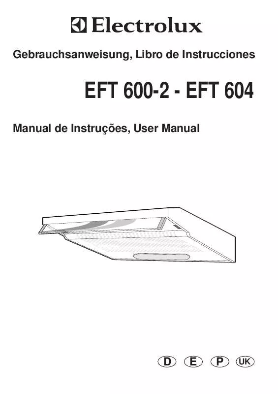 Mode d'emploi AEG-ELECTROLUX EFT604X/A