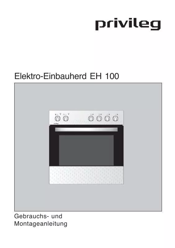 Mode d'emploi AEG-ELECTROLUX EH100B
