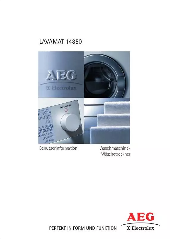 Mode d'emploi AEG-ELECTROLUX LAVAMAT 14850