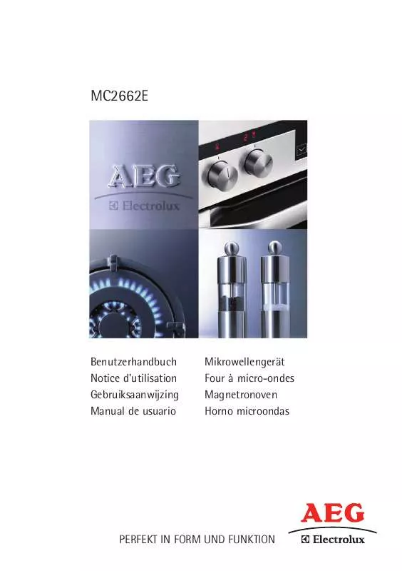 Mode d'emploi AEG-ELECTROLUX MC2662E