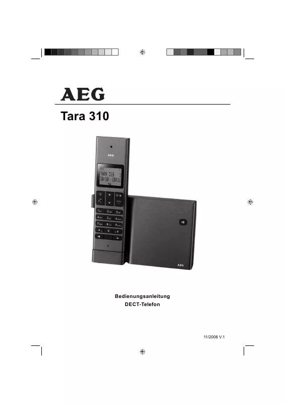 Mode d'emploi AEG-ELECTROLUX TARA 310
