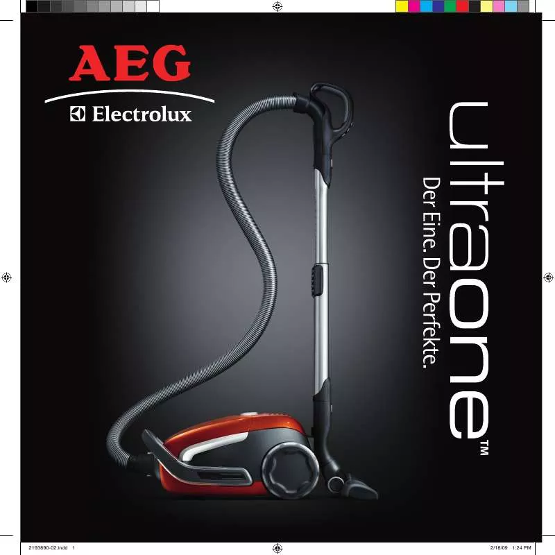 Mode d'emploi AEG-ELECTROLUX ULTRA ONE