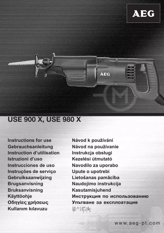 Mode d'emploi AEG USE 900 X