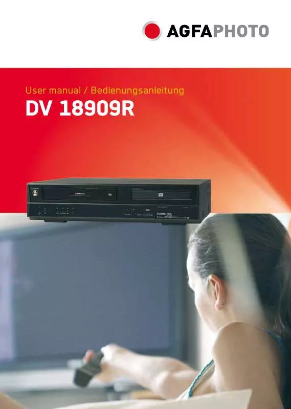 Mode d'emploi AGFAPHOTO DV 18909R DVD AMP VHS RECORDER