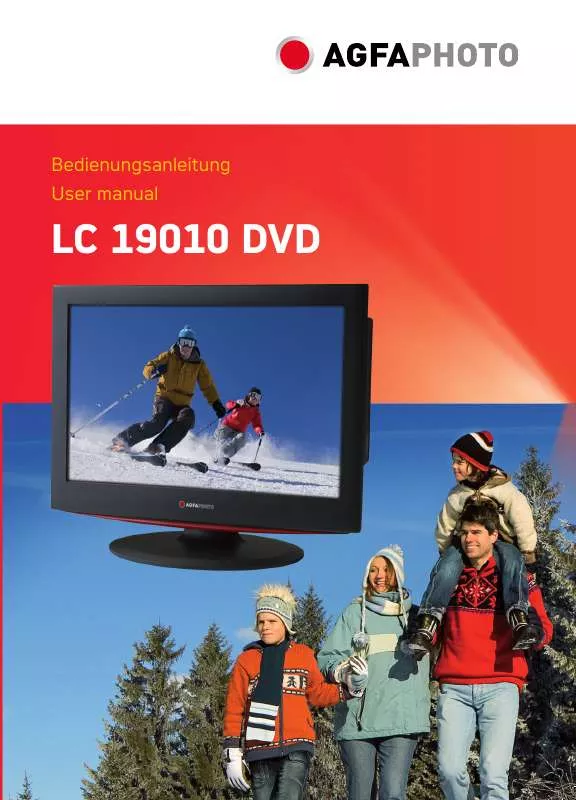 Mode d'emploi AGFAPHOTO LC 19010DVD LCD TV