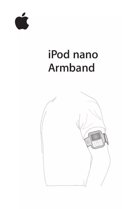 Mode d'emploi APPLE IPOD NANO ARMBAND
