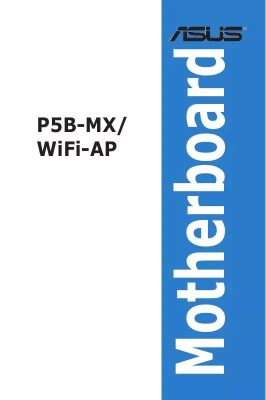 Mode d'emploi ASUS P5B-MX WIFI-AP