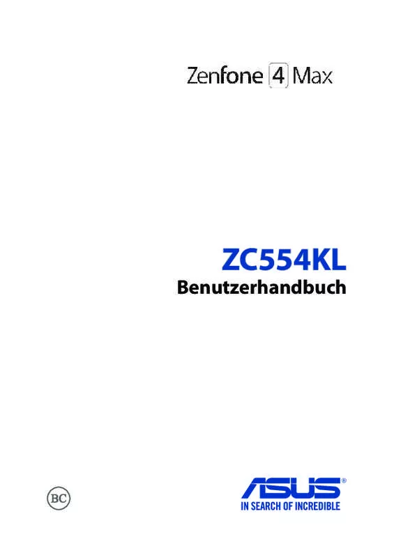 Mode d'emploi ASUS ZENFONE 4 MAX ZC520KL