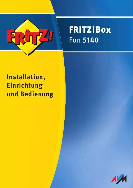 Mode d'emploi AVM FRITZ!BOX FON 5140