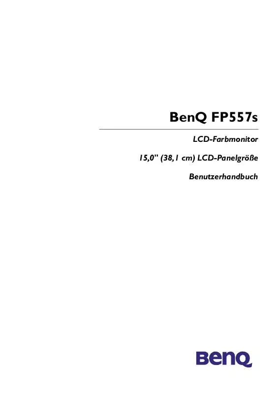 Mode d'emploi BENQ FP557S