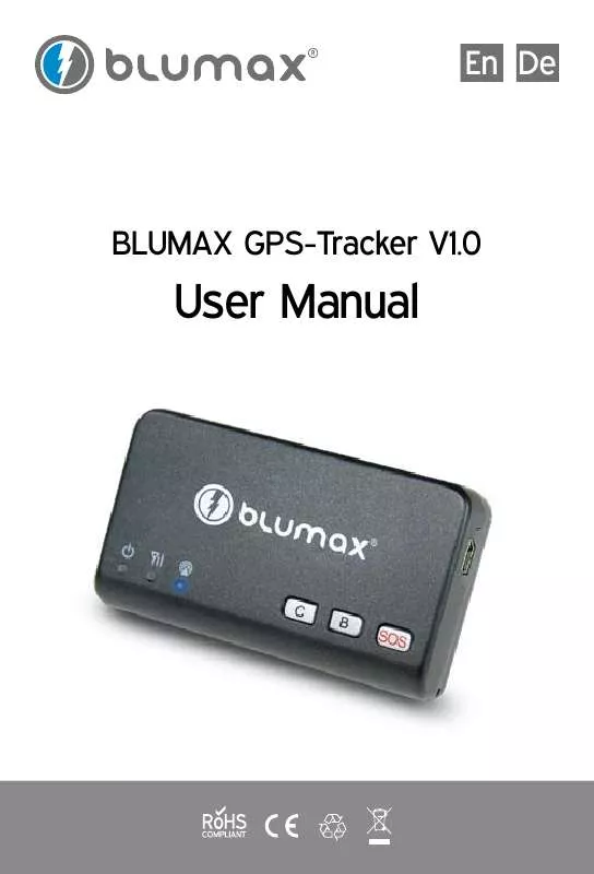 Mode d'emploi BLUMAX GPS-TRACKER V1.0