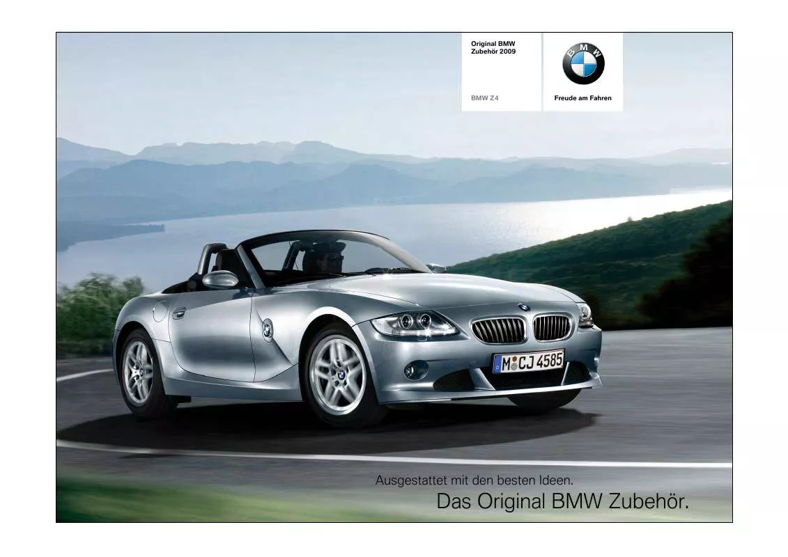 Mode d'emploi BMW Z4