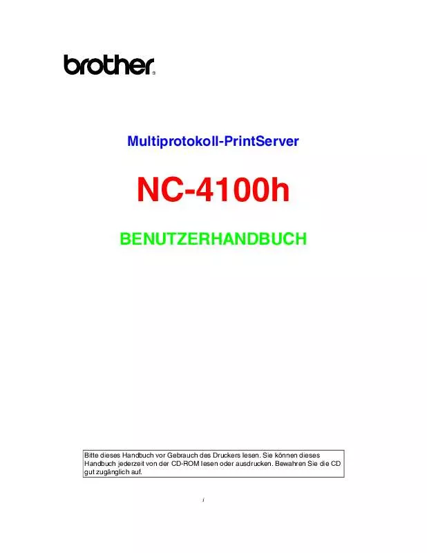 Mode d'emploi BROTHER HL-1670N NETWORK USER