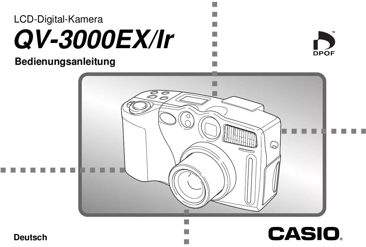 Mode d'emploi CASIO QV-3000EX-IR