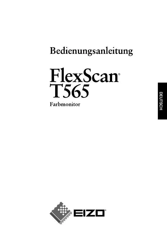 Mode d'emploi EIZO FLEXSCAN T565