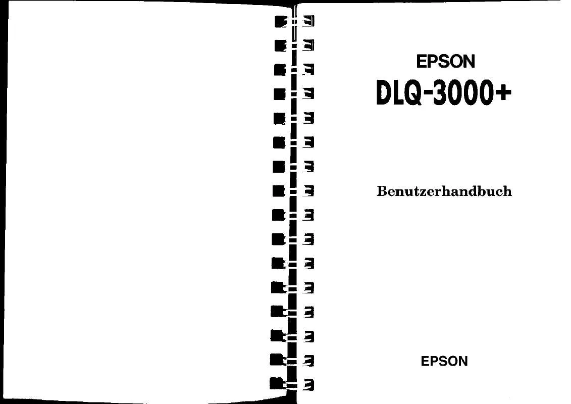 Mode d'emploi EPSON DLQ-3000+