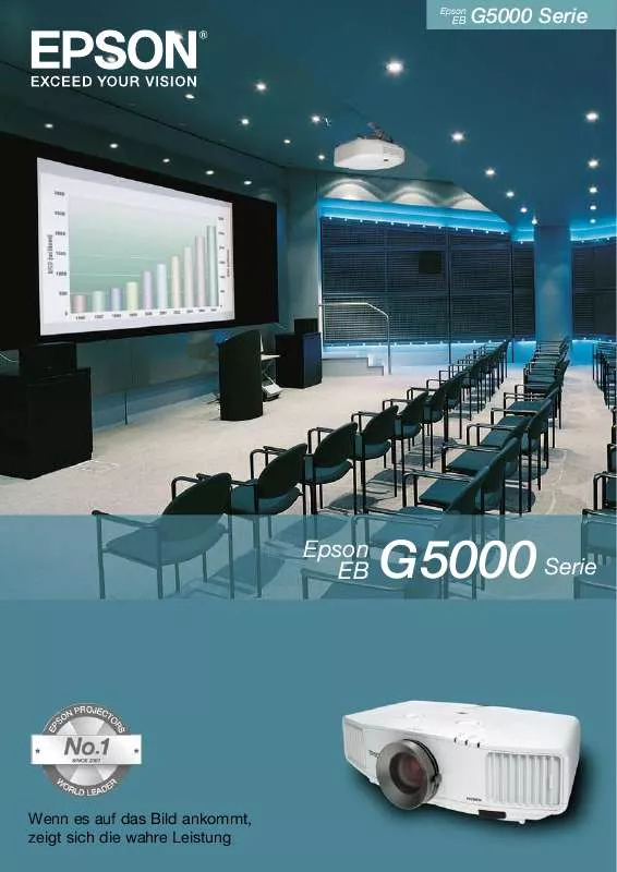 Mode d'emploi EPSON EB-G5000