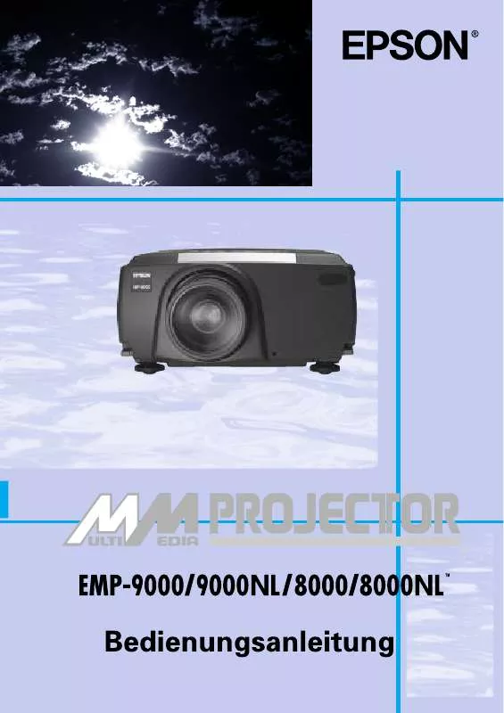 Mode d'emploi EPSON EMP-8000