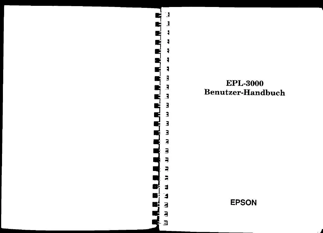 Mode d'emploi EPSON EPL-3000