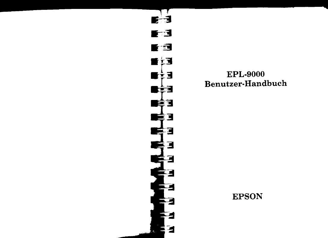 Mode d'emploi EPSON EPL-9000