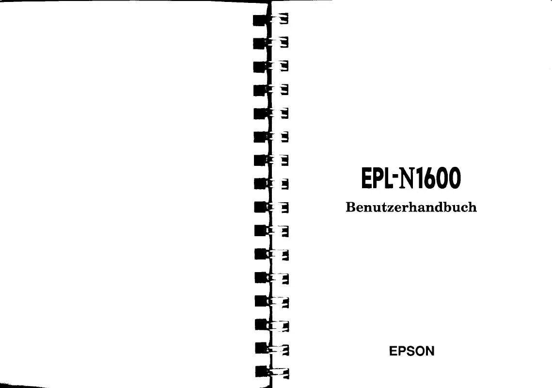 Mode d'emploi EPSON EPL-N1600