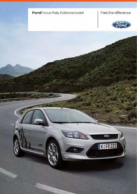 Mode d'emploi FORD FOCUS RALLY