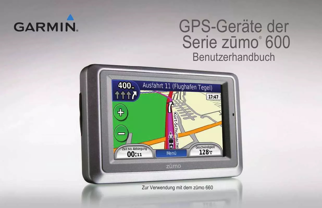 Mode d'emploi GARMIN GPS 600