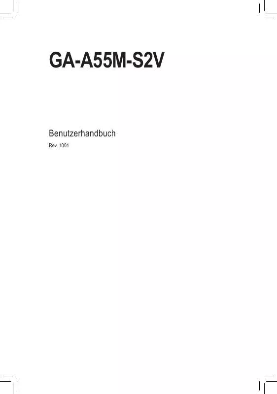 Mode d'emploi GIGABYTE GA-A55M-S2V