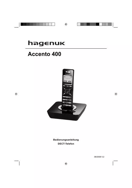Mode d'emploi HAGENUK ACCENTO 400