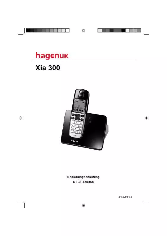 Mode d'emploi HAGENUK XIA 300