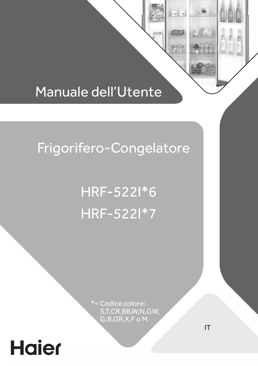 Mode d'emploi HAIER HRF-522IG7