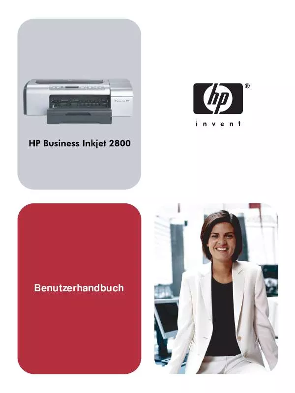 Mode d'emploi HP BUSINESS INKJET 2800
