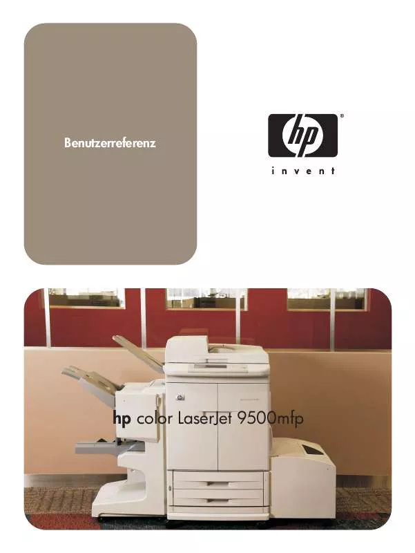 Mode d'emploi HP COLOR LASERJET 9500MFP