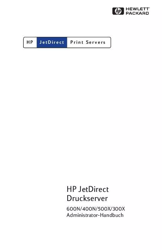 Mode d'emploi HP jetdirect 400n print server