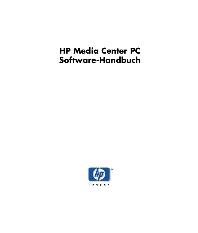 Mode d'emploi HP MEDIA CENTER M7200
