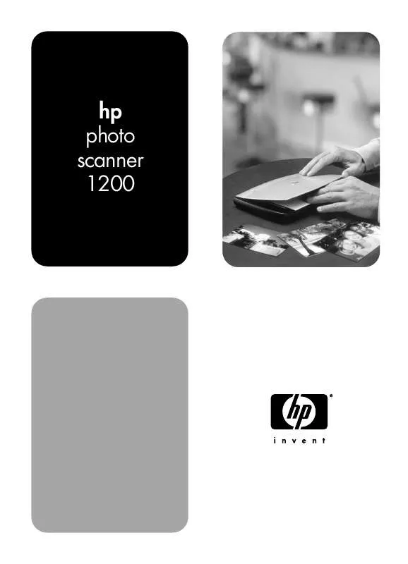 Mode d'emploi HP PHOTOSMART 1200 PHOTO SCANNER