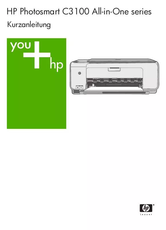 Mode d'emploi HP PHOTOSMART C3100 ALL-IN-ONE
