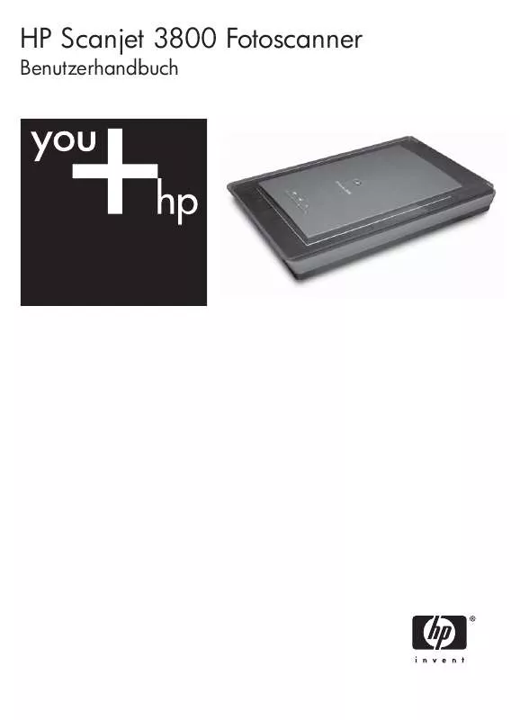 Mode d'emploi HP SCANJET 3800 PHOTO SCANNER